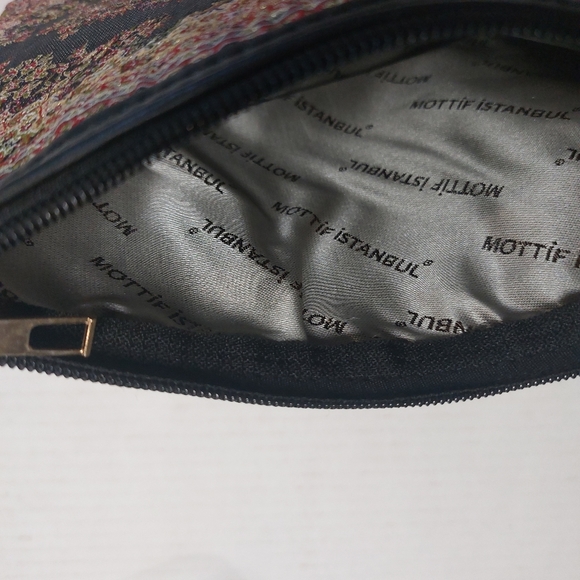 Mottif Istanbul Woman's Red and Gold Mini Shoulder Bag NWT - Picture 3 of 8